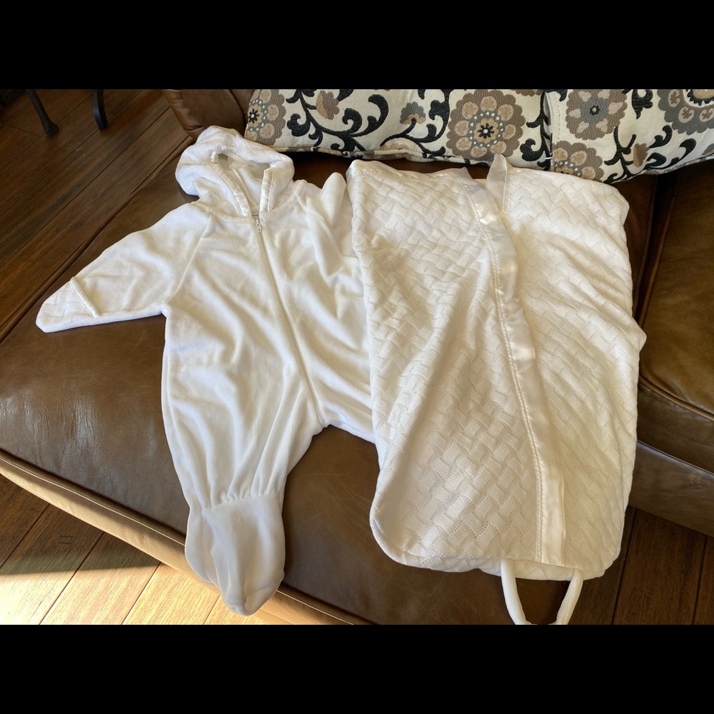 Baby Coverall, with Blanket and 3-piece outfit